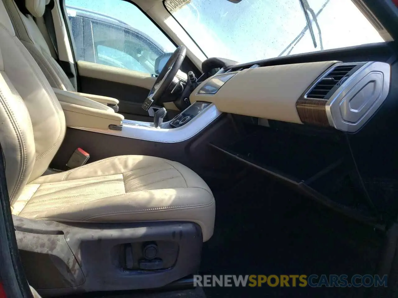 5 fotografías del automóvil dañado SALWR2SU9MA758391 LAND ROVER RANGEROVER 2021