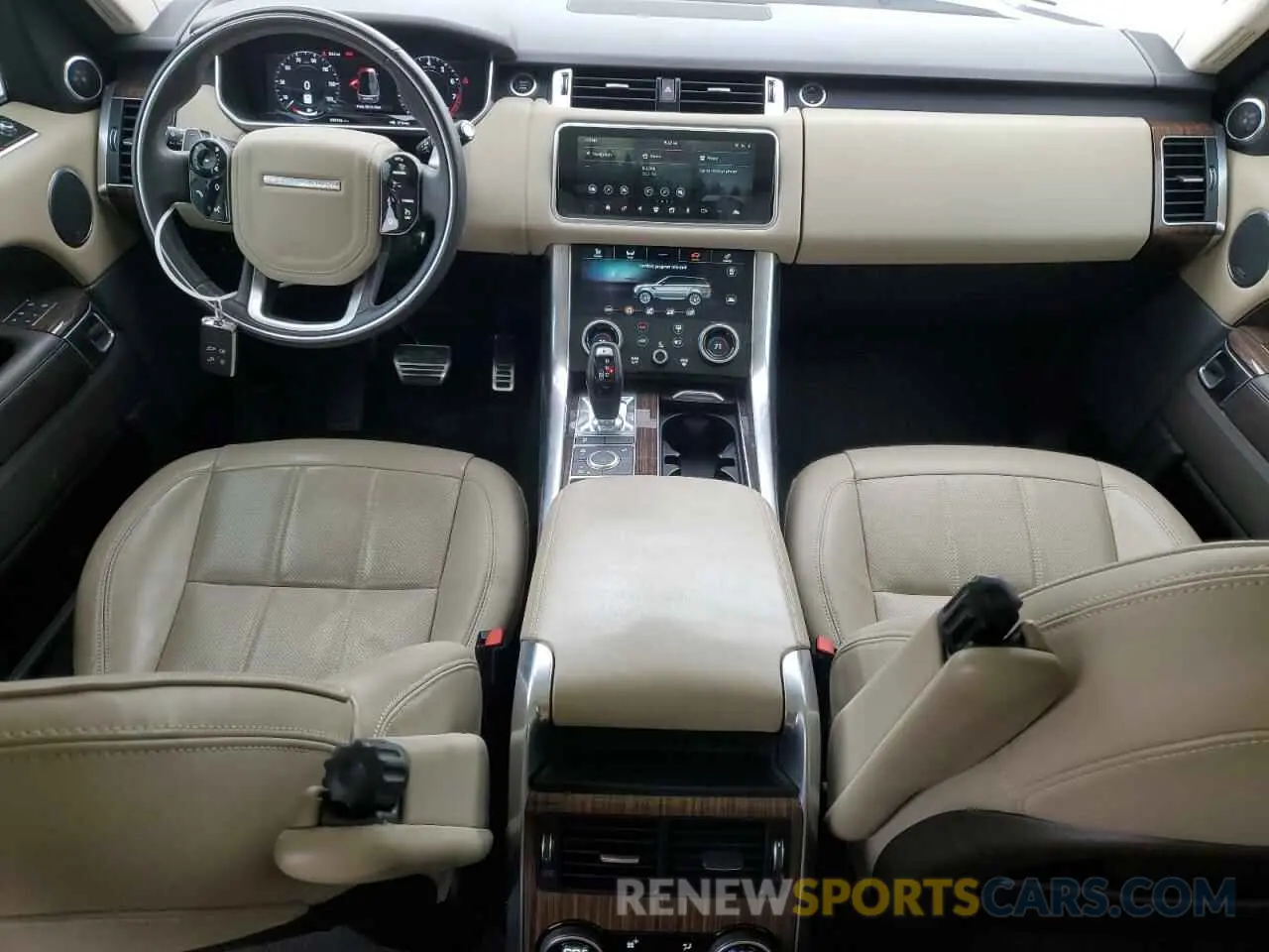 8 fotografías del automóvil dañado SALWR2SUXMA752471 LAND ROVER RANGEROVER 2021