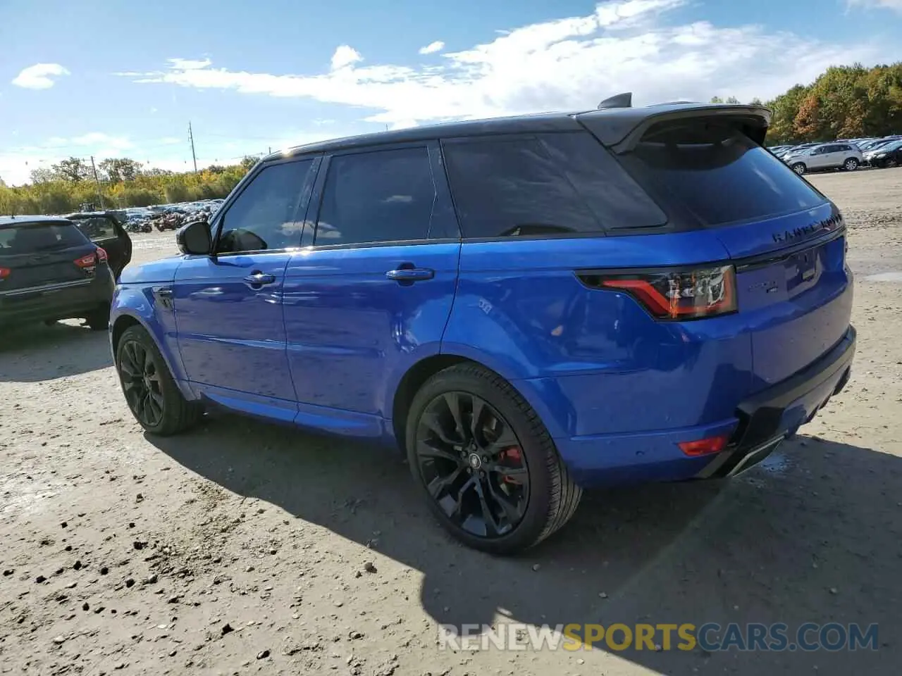2 fotografías del automóvil dañado SALWS2RU7MA749862 LAND ROVER RANGEROVER 2021