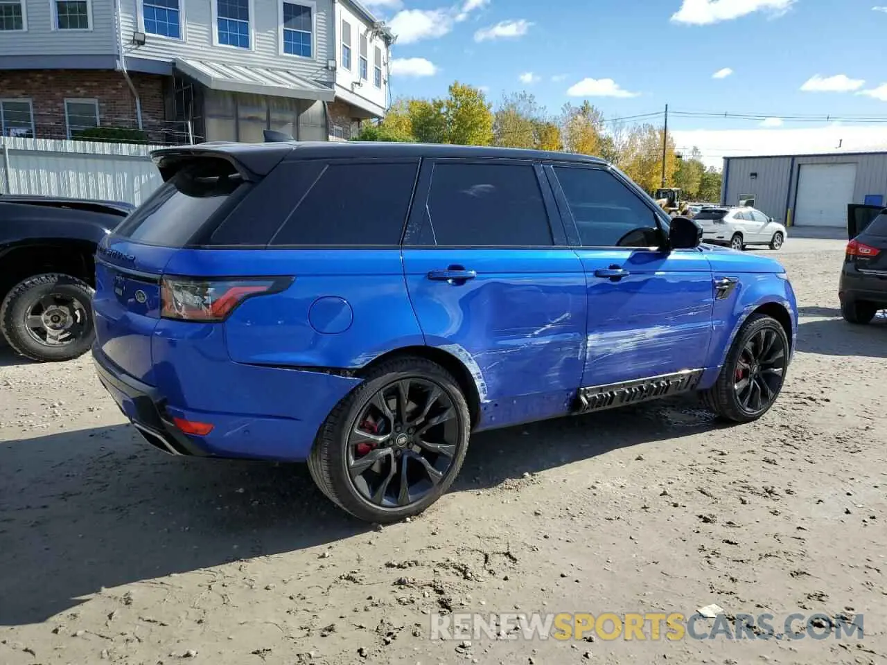 3 fotografías del automóvil dañado SALWS2RU7MA749862 LAND ROVER RANGEROVER 2021