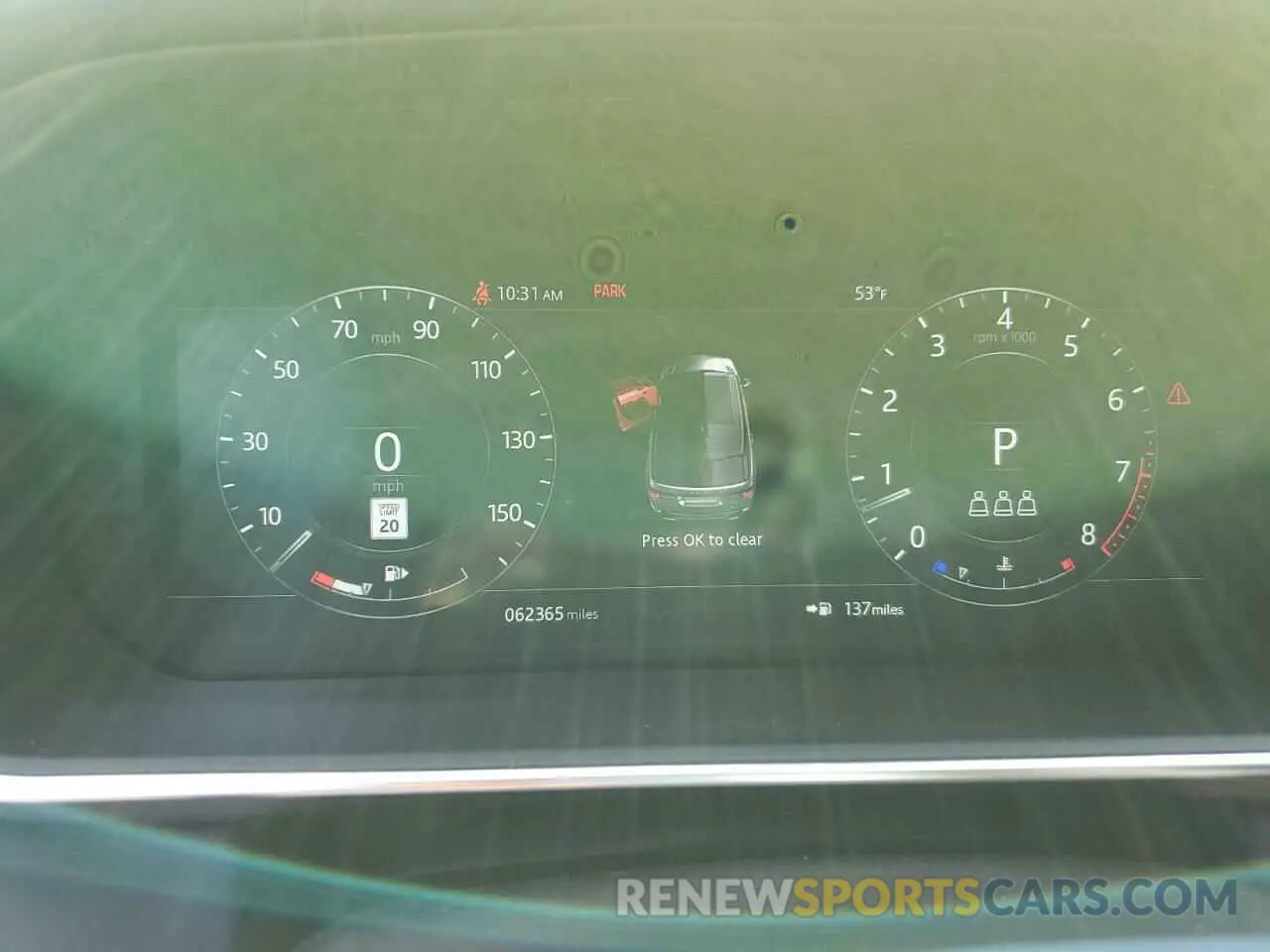 9 fotografías del automóvil dañado SALWS2RU7MA749862 LAND ROVER RANGEROVER 2021