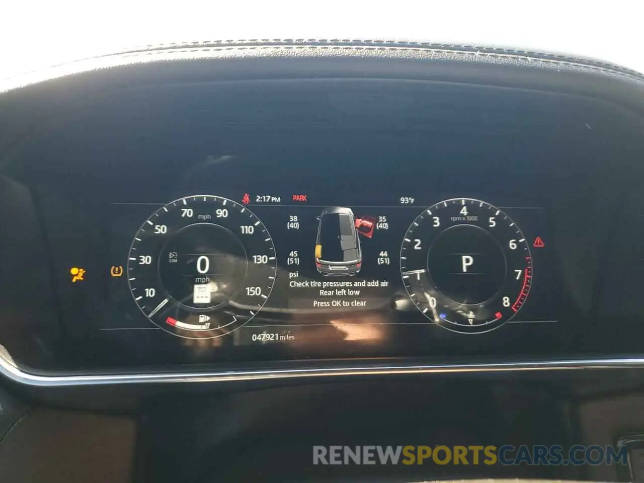 9 fotografías del automóvil dañado SALWS2RU8MA790341 LAND ROVER RANGEROVER 2021