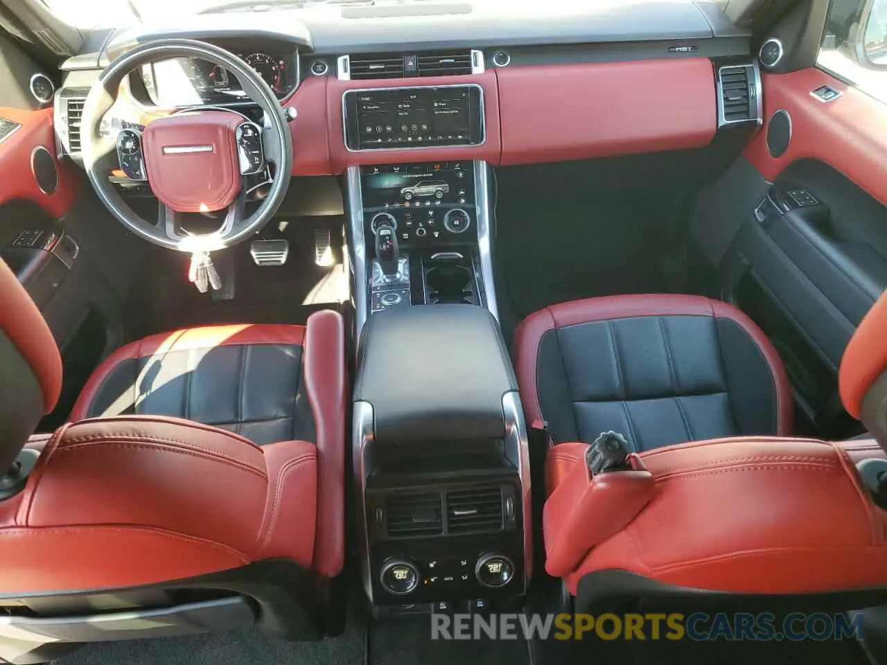 8 fotografías del automóvil dañado SALWS2RU9MA749619 LAND ROVER RANGEROVER 2021