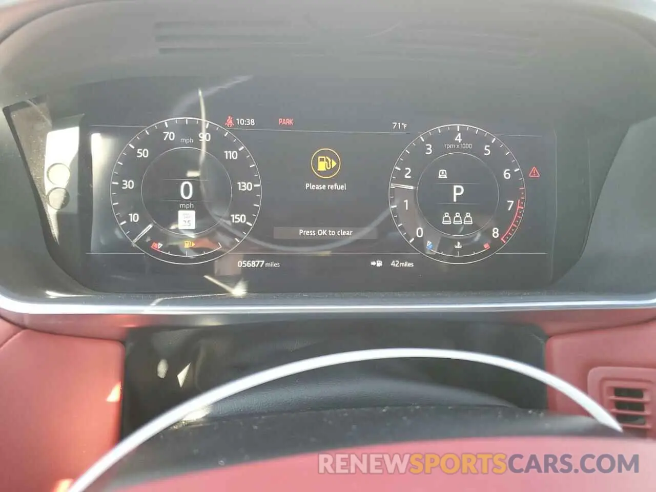 9 fotografías del automóvil dañado SALWS2RU9MA749619 LAND ROVER RANGEROVER 2021