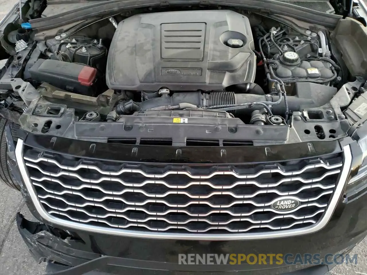 12 fotografías del automóvil dañado SALYJ2EX0MA319909 LAND ROVER RANGEROVER 2021