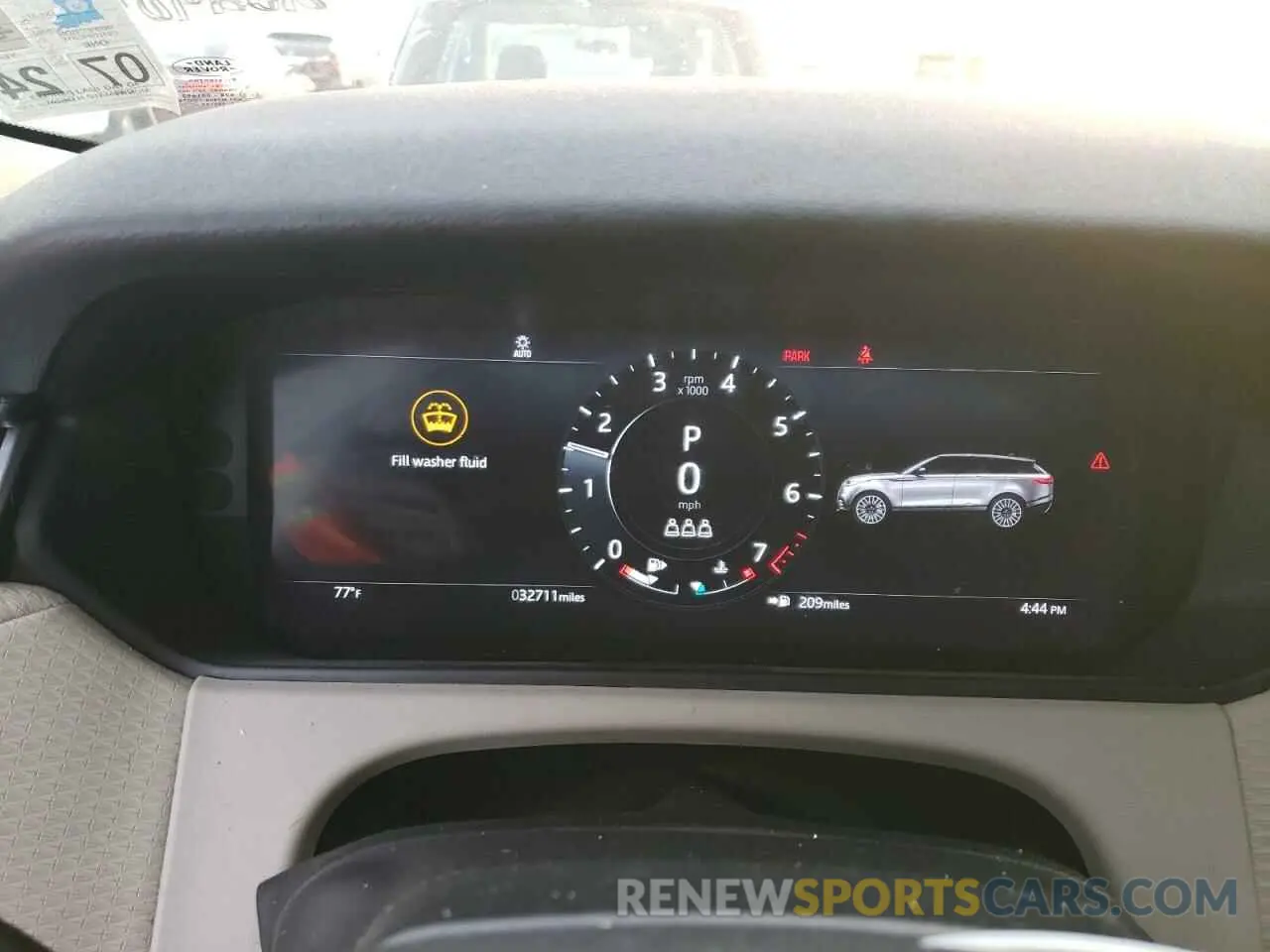 9 fotografías del automóvil dañado SALYJ2EX1MA310233 LAND ROVER RANGEROVER 2021