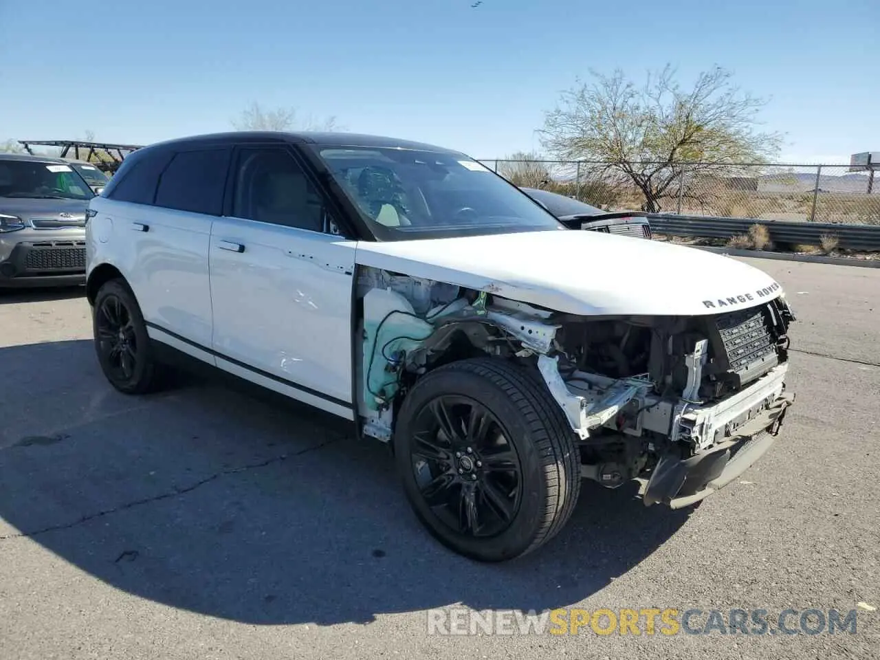 4 fotografías del automóvil dañado SALYJ2EX4MA311182 LAND ROVER RANGEROVER 2021
