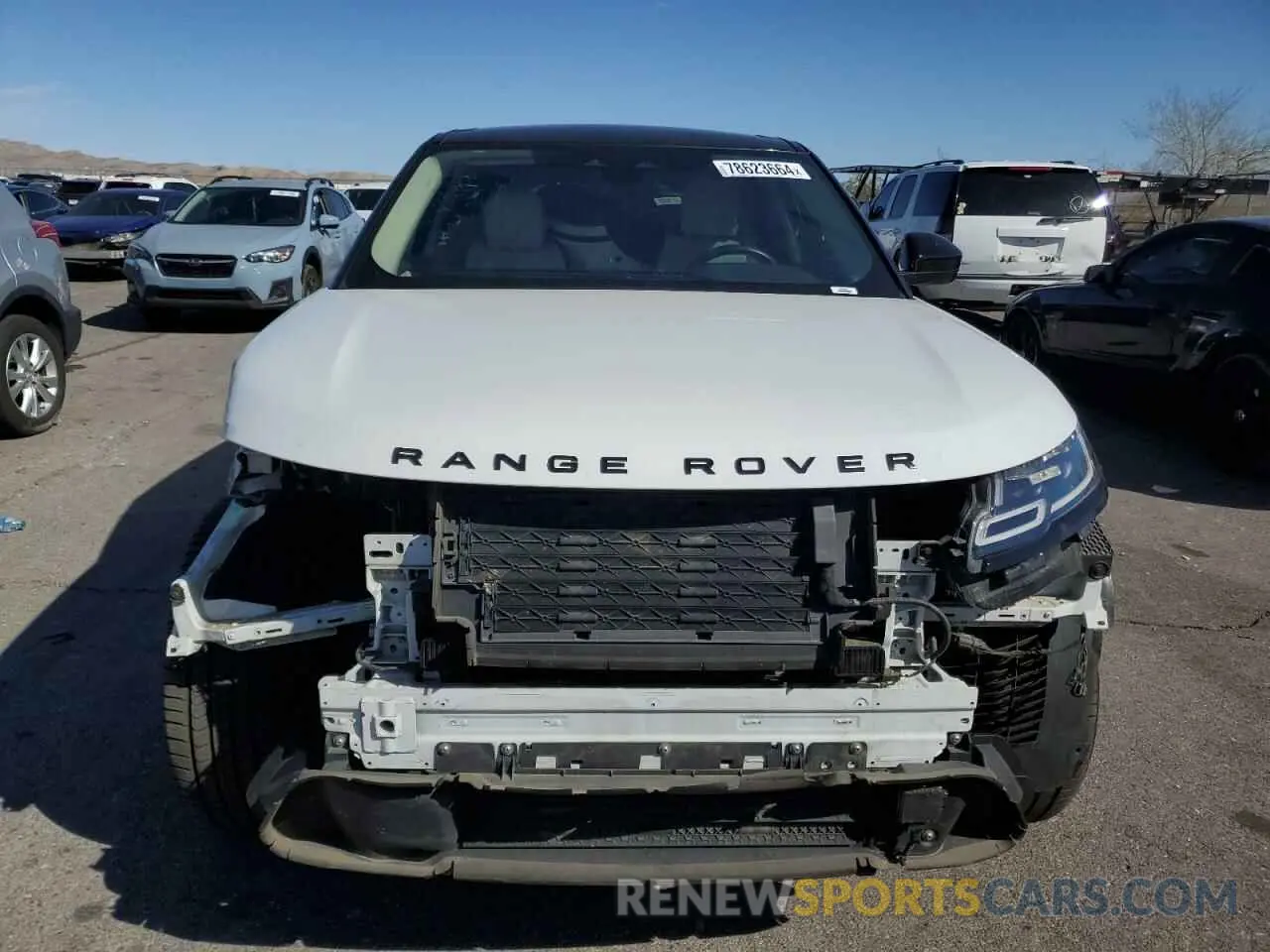 5 fotografías del automóvil dañado SALYJ2EX4MA311182 LAND ROVER RANGEROVER 2021