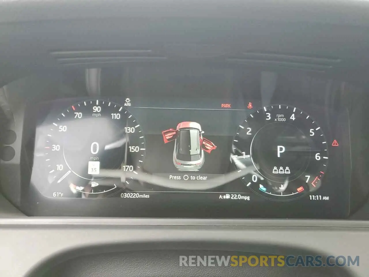 9 fotografías del automóvil dañado SALYJ2EX4MA327978 LAND ROVER RANGEROVER 2021