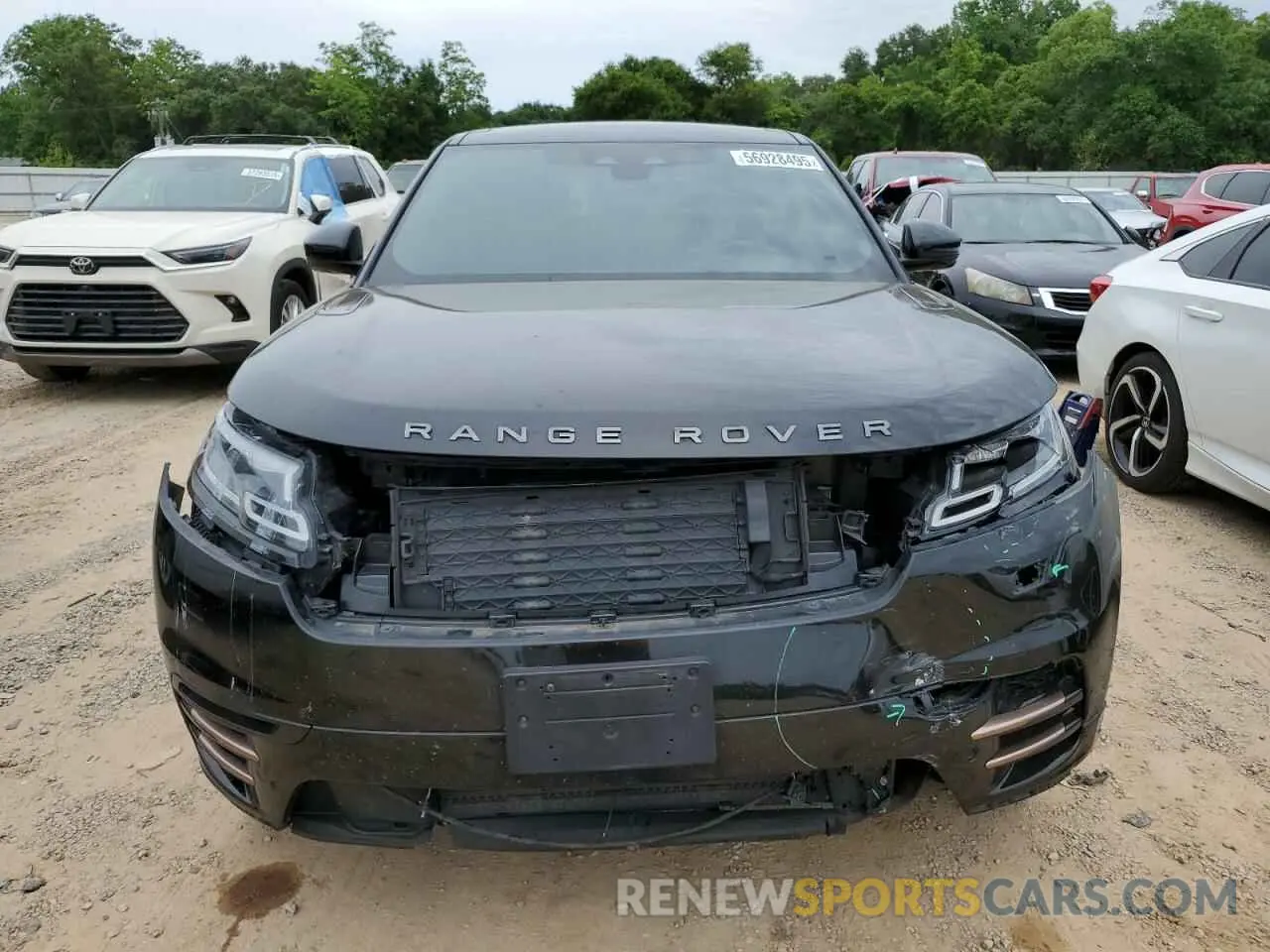 5 fotografías del automóvil dañado SALYT2EX1MA304183 LAND ROVER RANGEROVER 2021