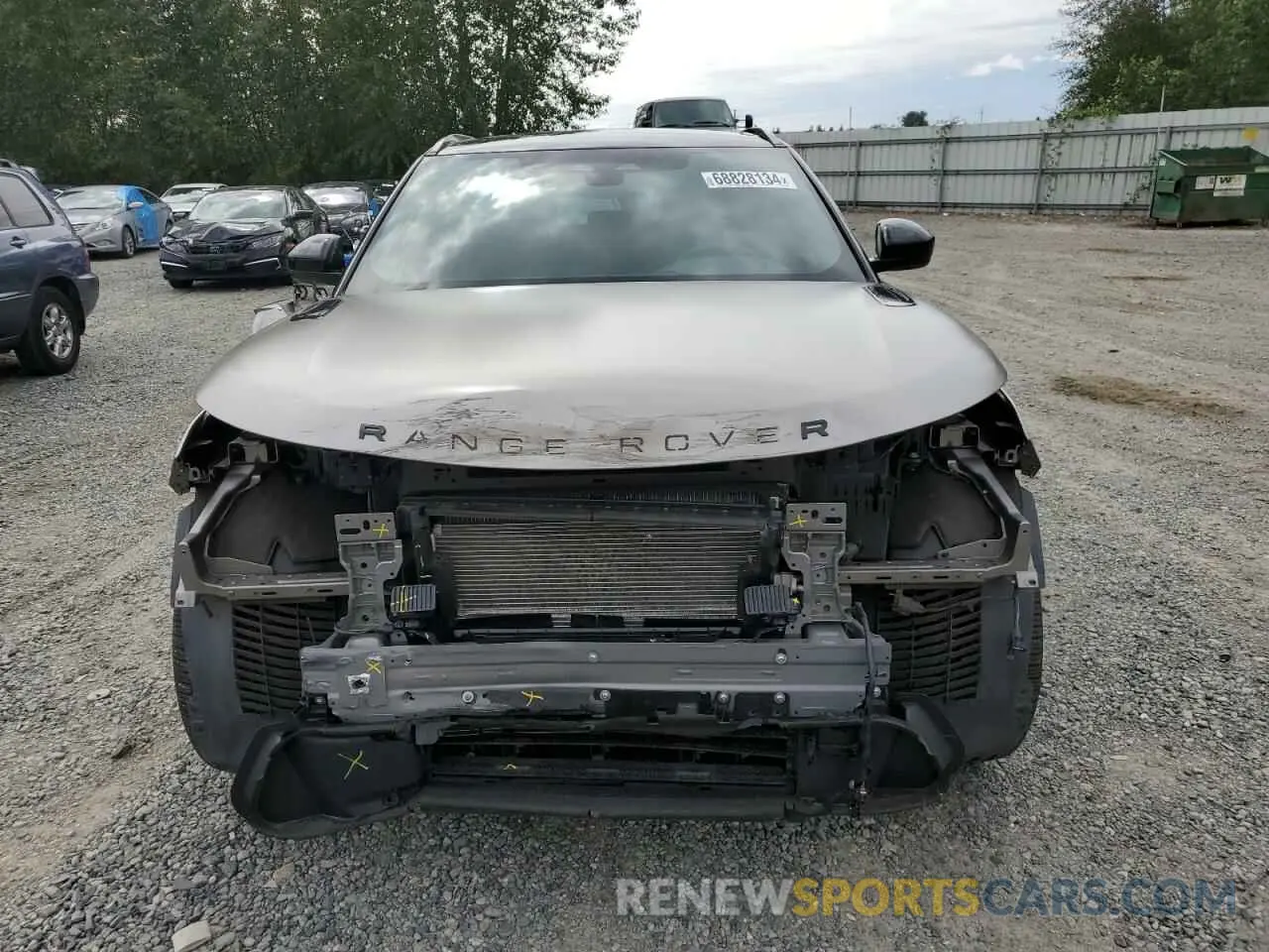 5 fotografías del automóvil dañado SALYT2EX2MA319937 LAND ROVER RANGEROVER 2021