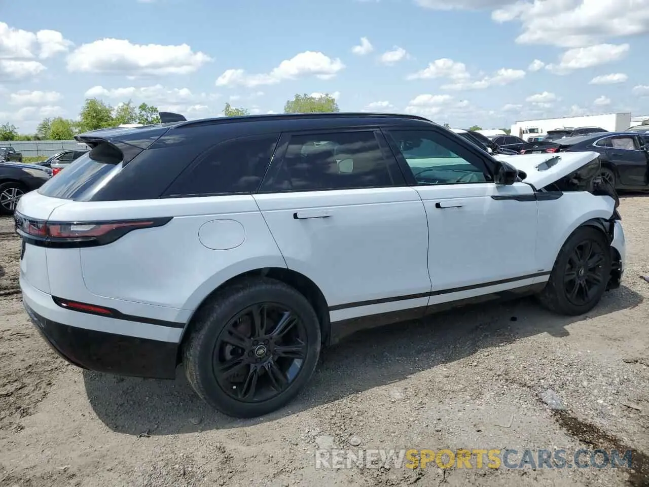 3 fotografías del automóvil dañado SALYT2EX9MA314332 LAND ROVER RANGEROVER 2021