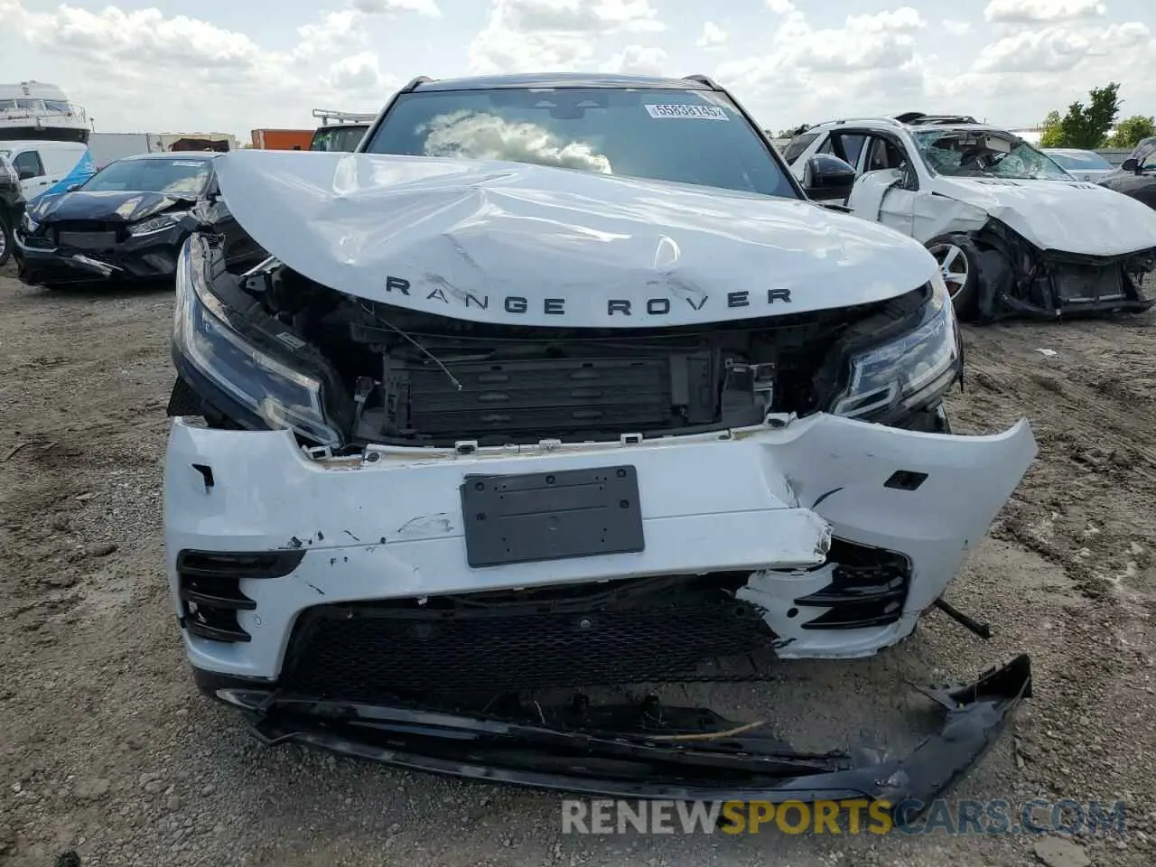 5 fotografías del automóvil dañado SALYT2EX9MA314332 LAND ROVER RANGEROVER 2021
