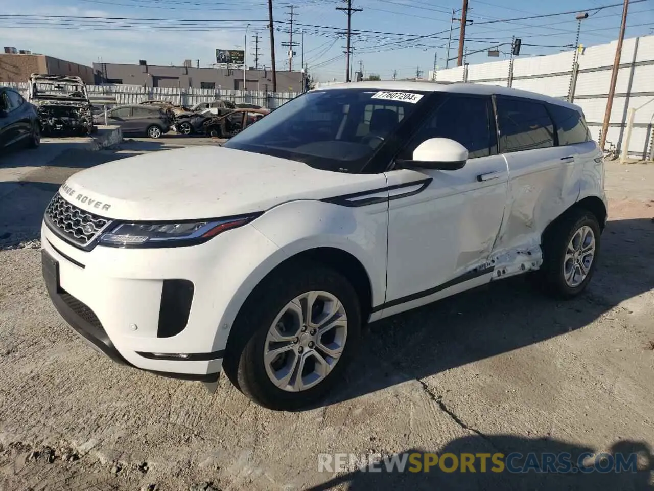 1 fotografías del automóvil dañado SALZJ2FX7MH123914 LAND ROVER RANGEROVER 2021