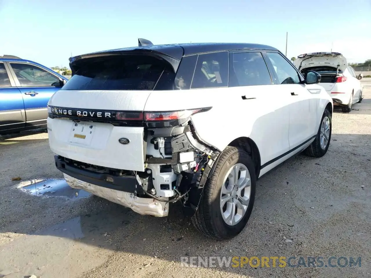 4 fotografías del automóvil dañado SALZJ2FX8MH138101 LAND ROVER RANGEROVER 2021