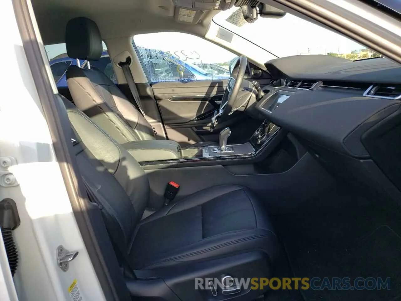 5 fotografías del automóvil dañado SALZJ2FX8MH138101 LAND ROVER RANGEROVER 2021
