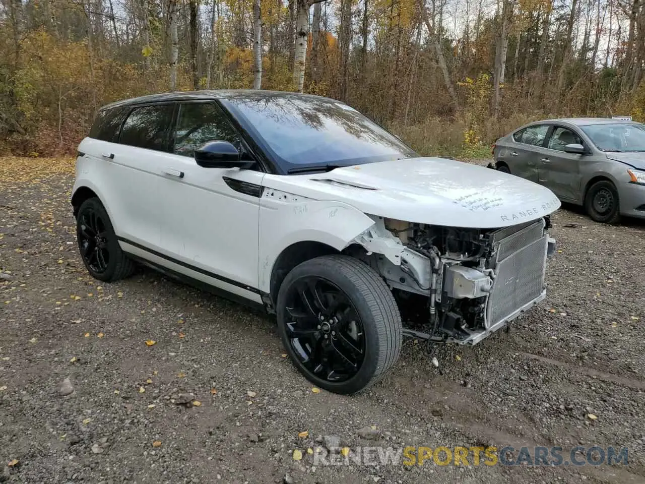 4 fotografías del automóvil dañado SALZM2FX0MH123616 LAND ROVER RANGEROVER 2021