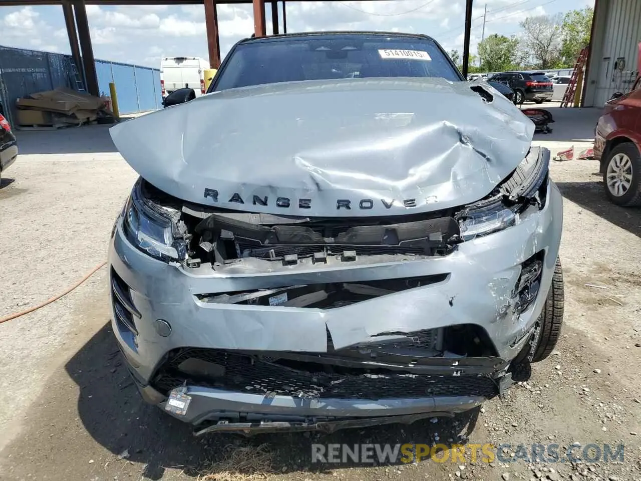 5 fotografías del automóvil dañado SALZM2FX6MH125838 LAND ROVER RANGEROVER 2021
