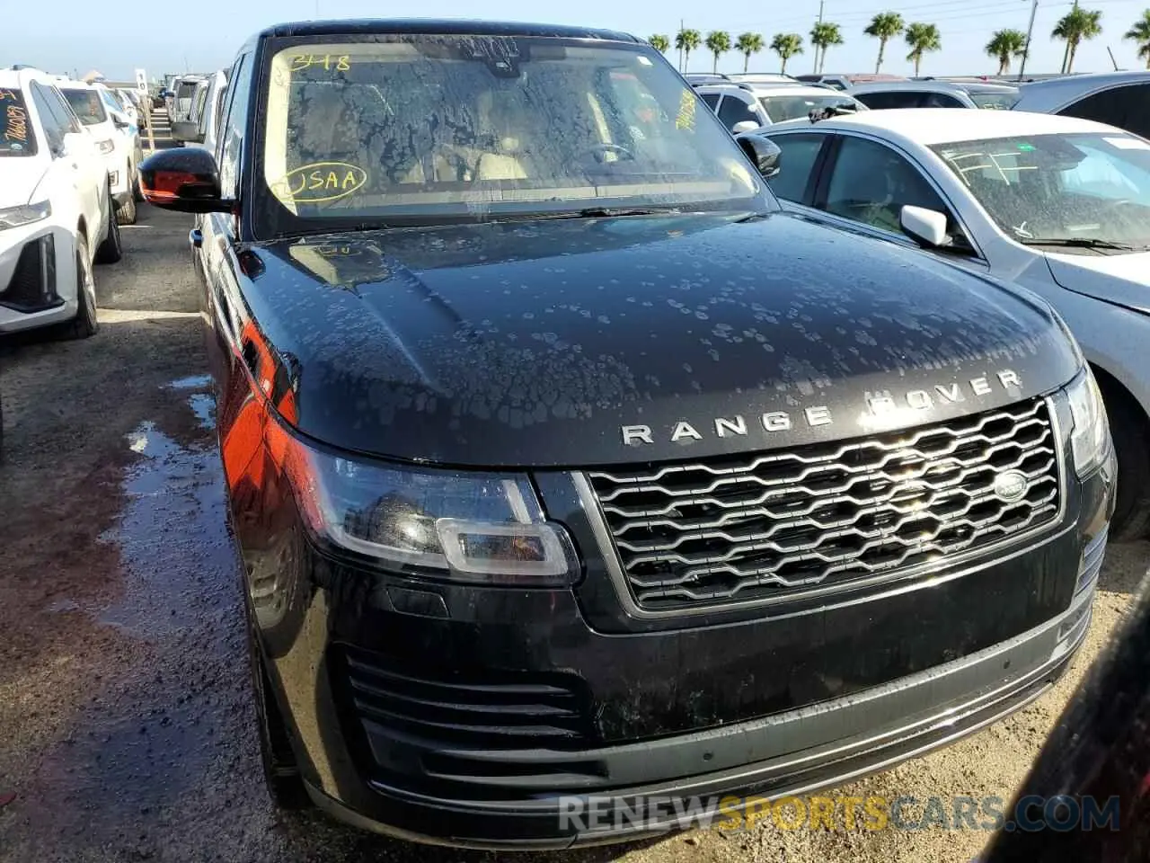 5 fotografías del automóvil dañado SALGS2RU9NA462500 LAND ROVER RANGEROVER 2022