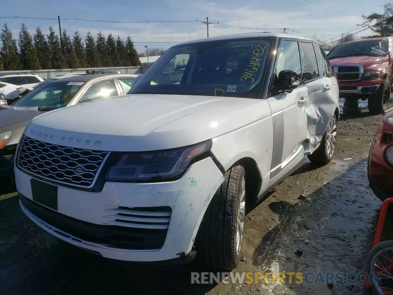 2 fotografías del automóvil dañado SALGS2RU9NA467003 LAND ROVER RANGEROVER 2022
