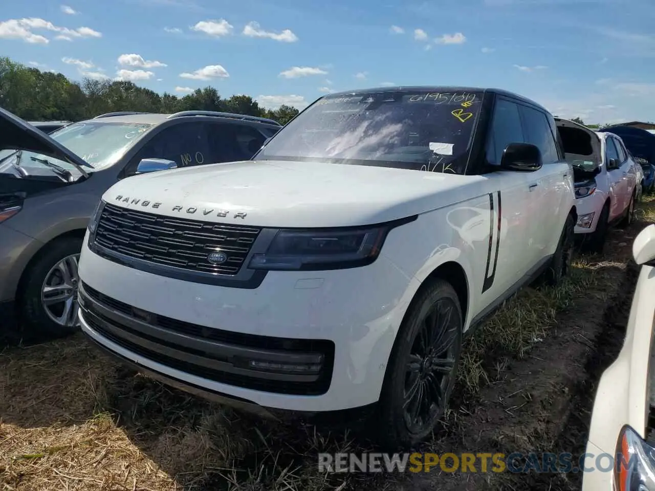 2 fotografías del automóvil dañado SALKPBE77NA002618 LAND ROVER RANGEROVER 2022