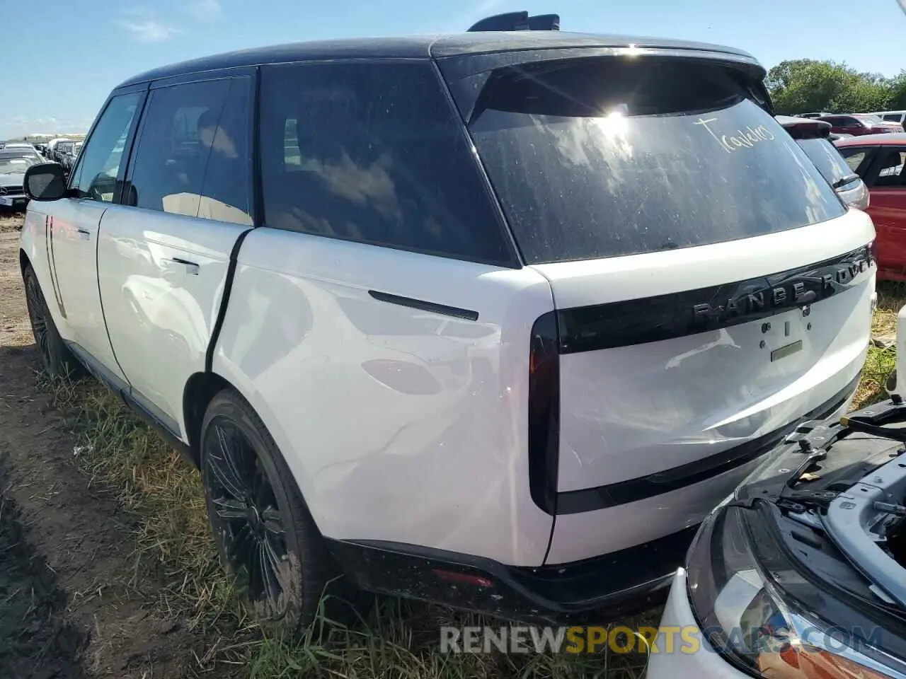 3 fotografías del automóvil dañado SALKPBE77NA002618 LAND ROVER RANGEROVER 2022