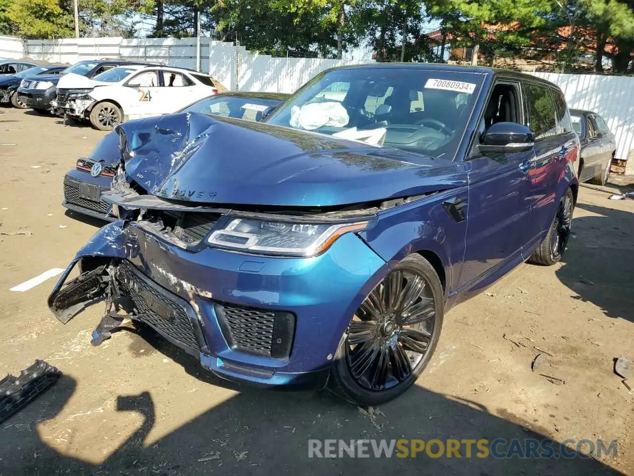 1 fotografías del automóvil dañado SALWR2SEXNA205758 LAND ROVER RANGEROVER 2022