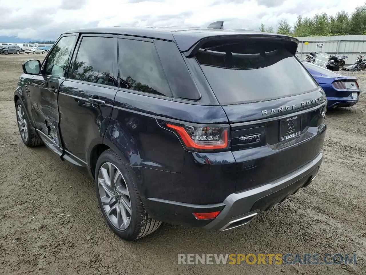 3 fotografías del automóvil dañado SALWR2SU4NA237399 LAND ROVER RANGEROVER 2022