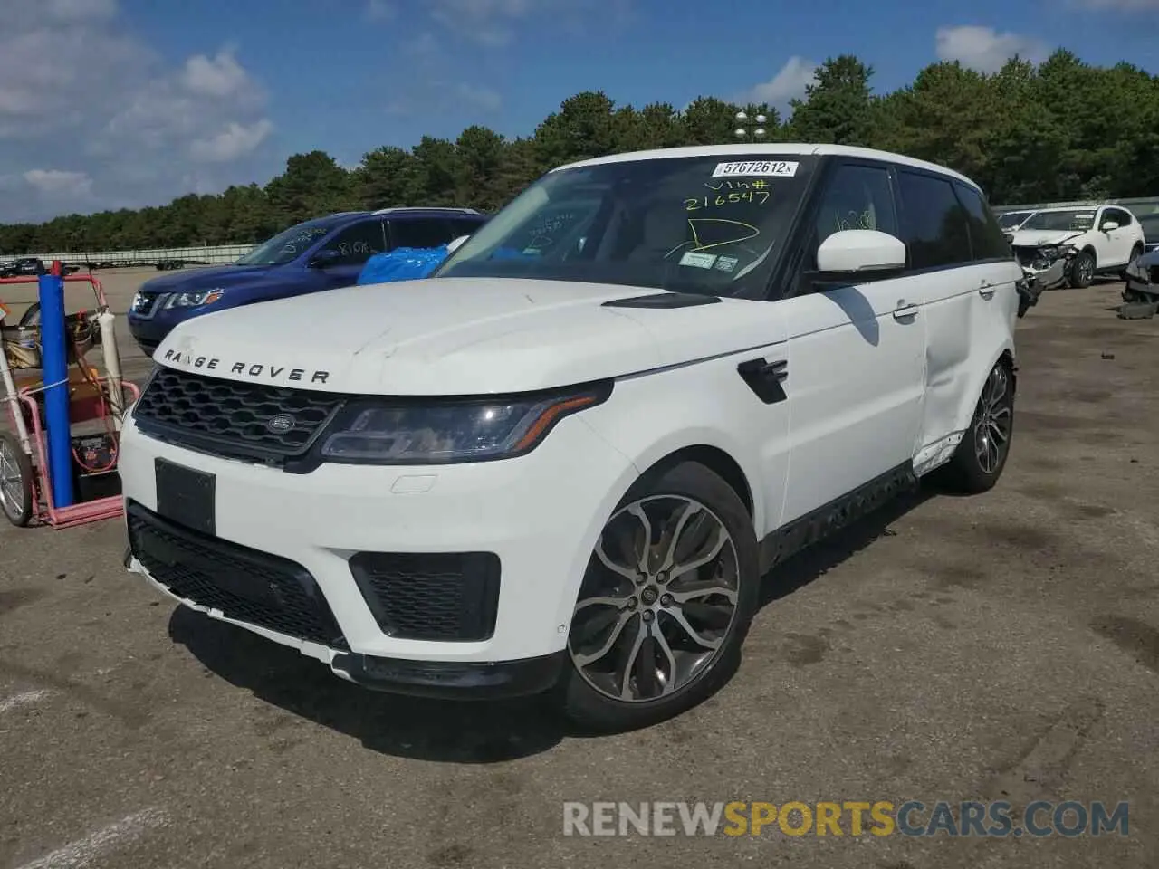 2 fotografías del automóvil dañado SALWR2SU9NA216547 LAND ROVER RANGEROVER 2022