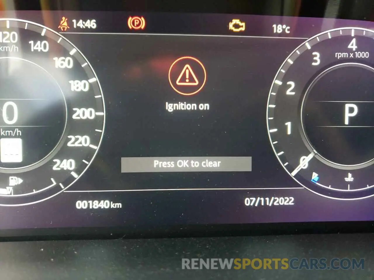 8 fotografías del automóvil dañado SALWS2RU5NA232478 LAND ROVER RANGEROVER 2022