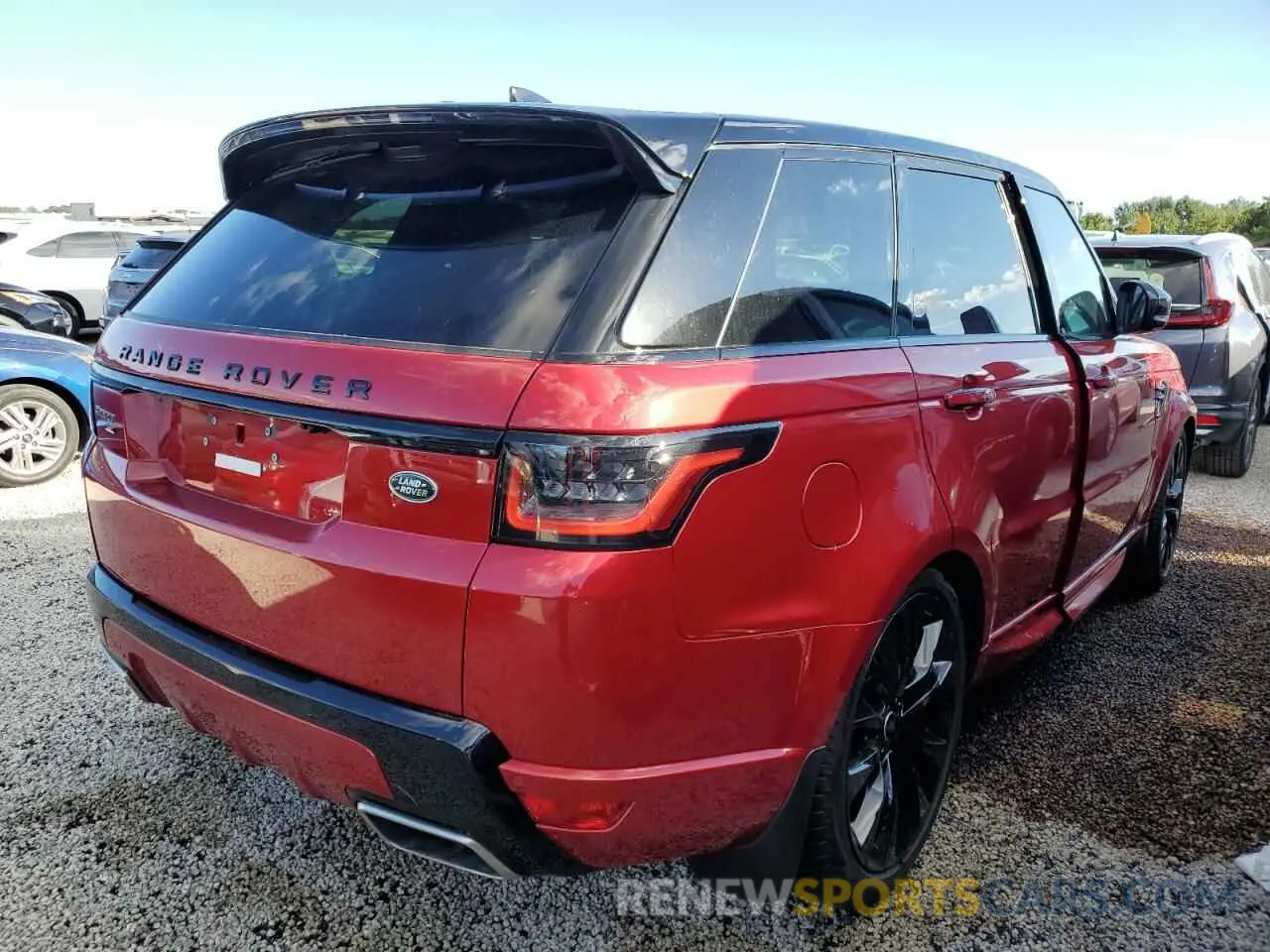 4 fotografías del automóvil dañado SALWS2RU5NA244954 LAND ROVER RANGEROVER 2022