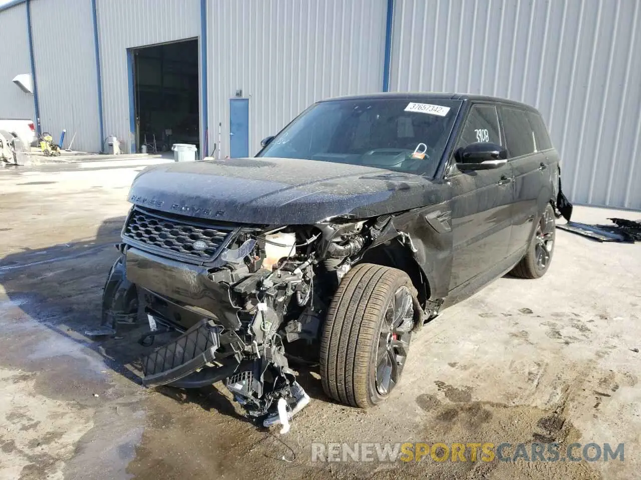 2 fotografías del automóvil dañado SALWS2RU8NA202780 LAND ROVER RANGEROVER 2022
