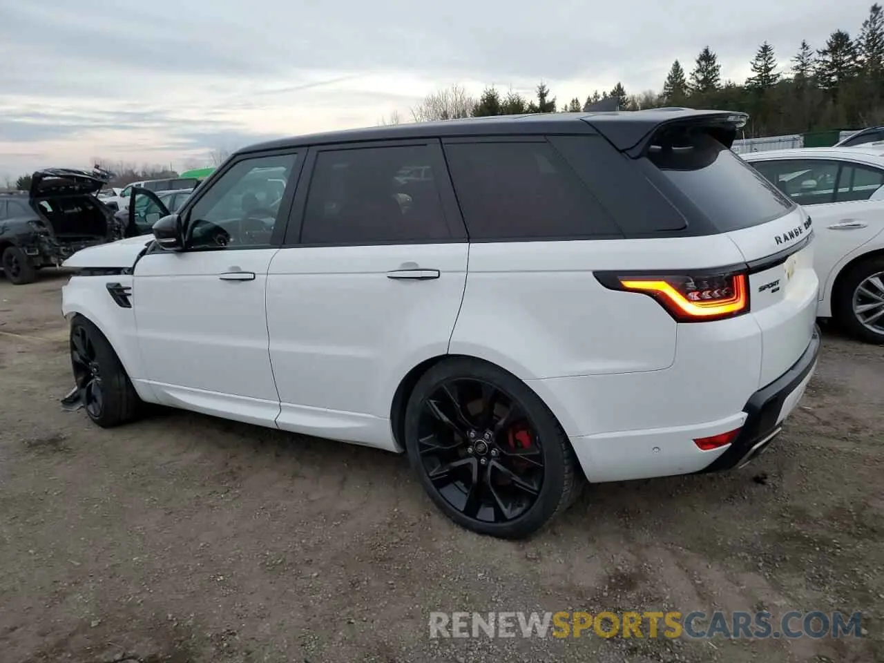 2 fotografías del automóvil dañado SALWS2RU8NA213035 LAND ROVER RANGEROVER 2022