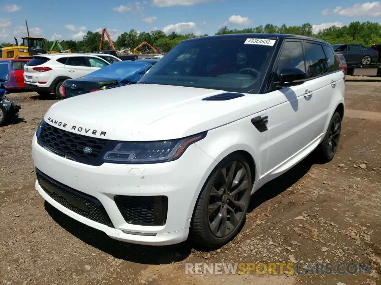 2 fotografías del automóvil dañado SALWS2RUXNA218933 LAND ROVER RANGEROVER 2022