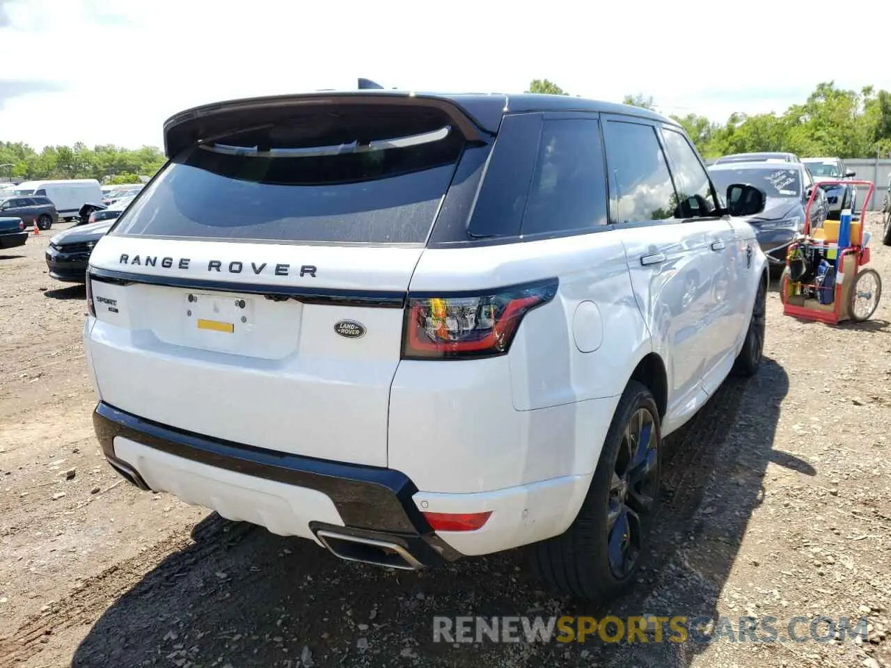 4 fotografías del automóvil dañado SALWS2RUXNA218933 LAND ROVER RANGEROVER 2022