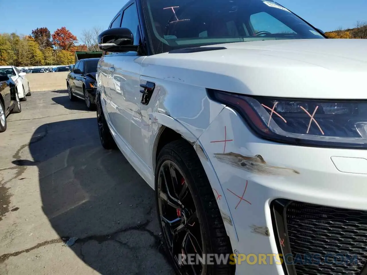 9 fotografías del automóvil dañado SALWZ2REXNA231234 LAND ROVER RANGEROVER 2022