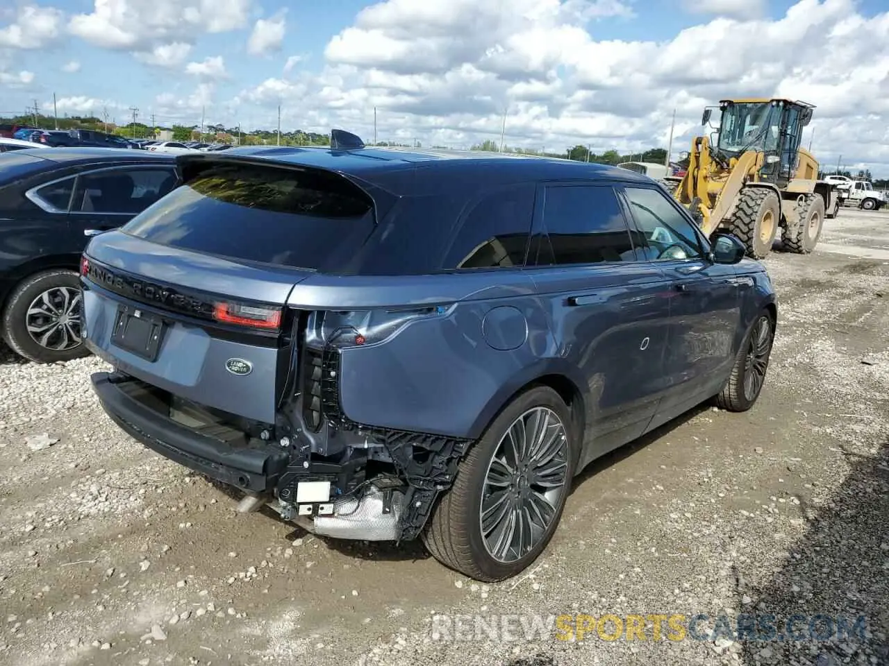 3 fotografías del automóvil dañado SALYT2EX2NA343138 LAND ROVER RANGEROVER 2022