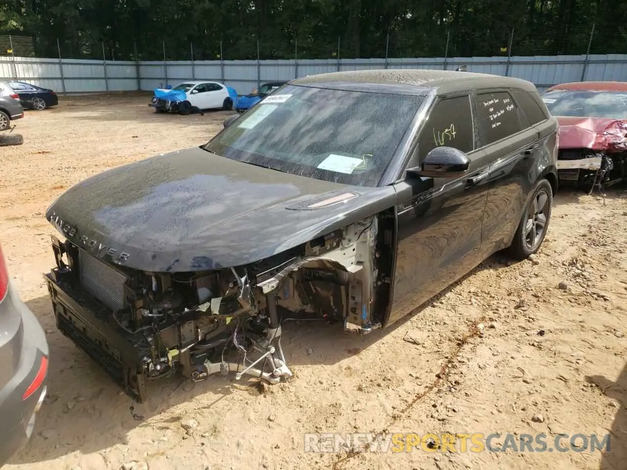 2 fotografías del automóvil dañado SALYT2EX4NA341763 LAND ROVER RANGEROVER 2022