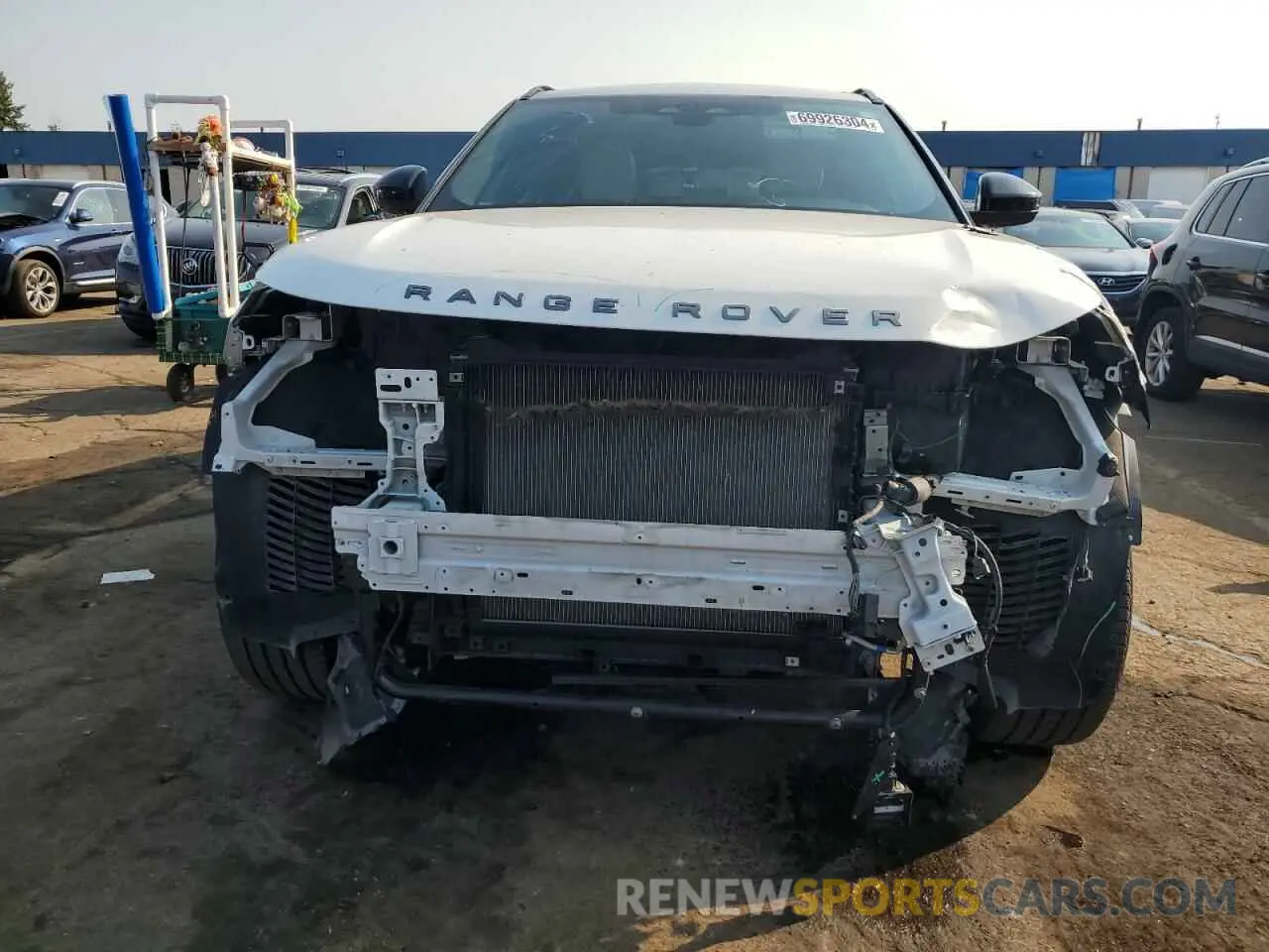 5 fotografías del automóvil dañado SALYT2EX7NA330286 LAND ROVER RANGEROVER 2022