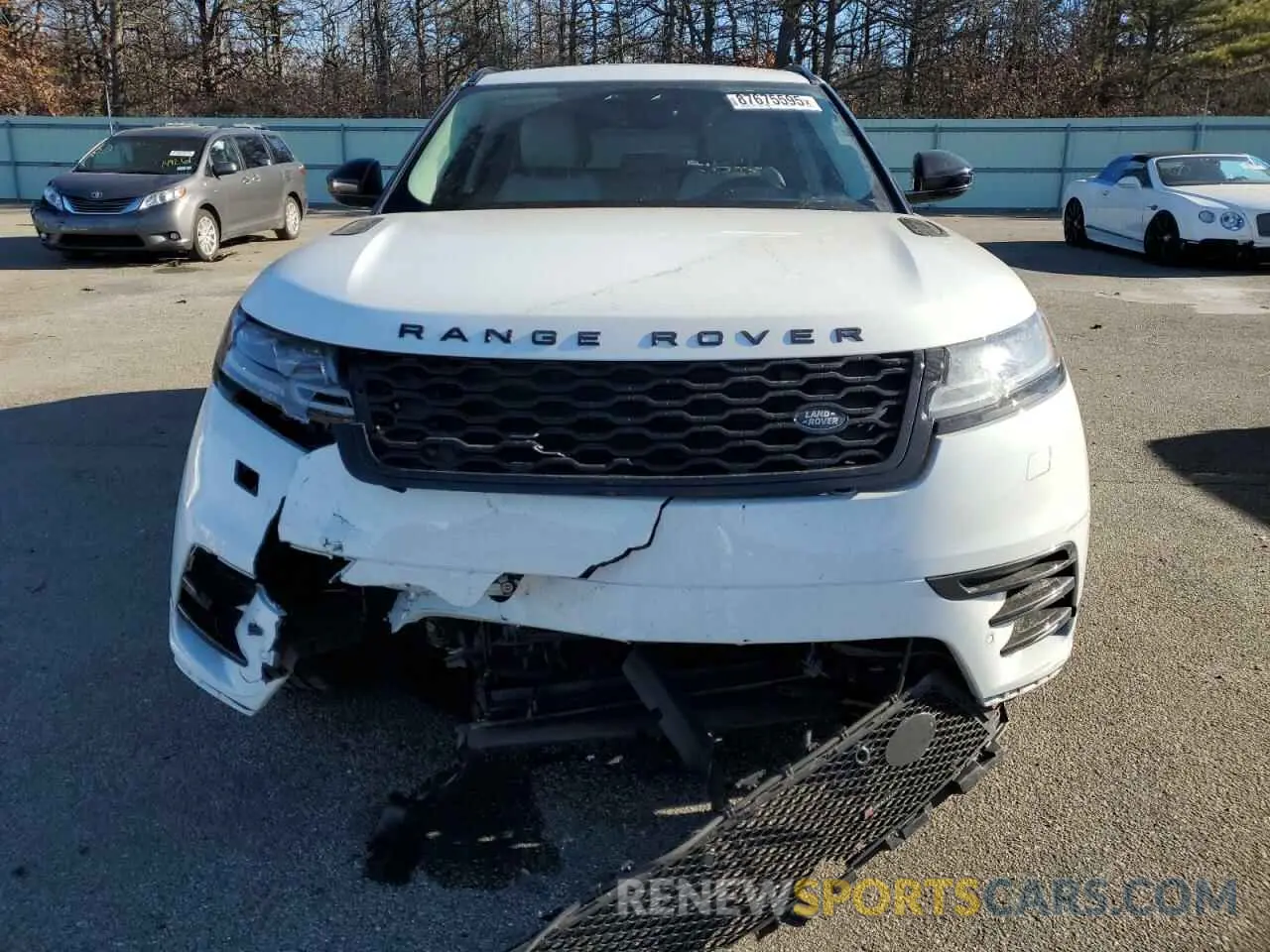 5 fotografías del automóvil dañado SALYT2EXXNA344621 LAND ROVER RANGEROVER 2022
