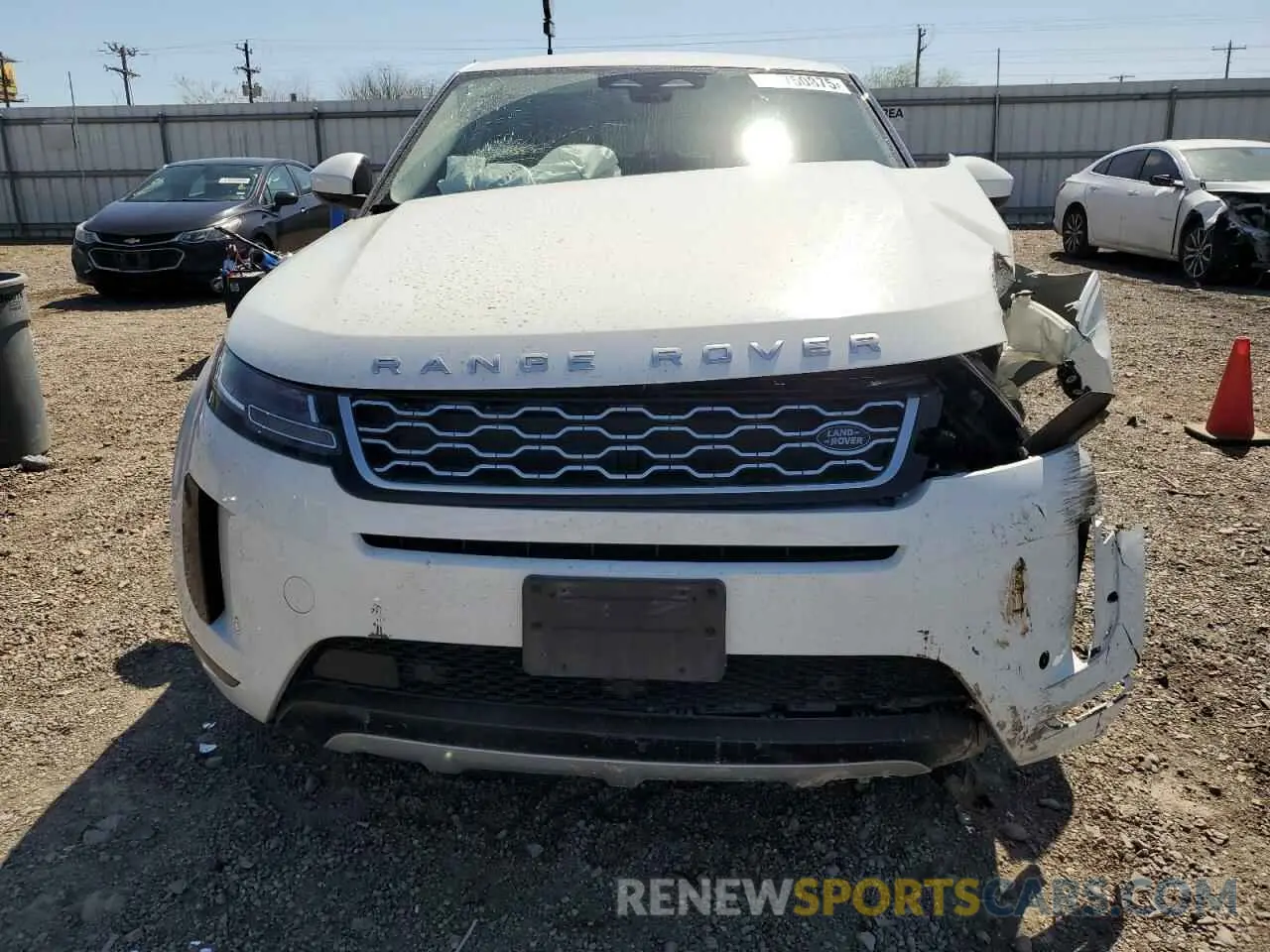 5 fotografías del automóvil dañado SALZJ2FX6NH169798 LAND ROVER RANGEROVER 2022