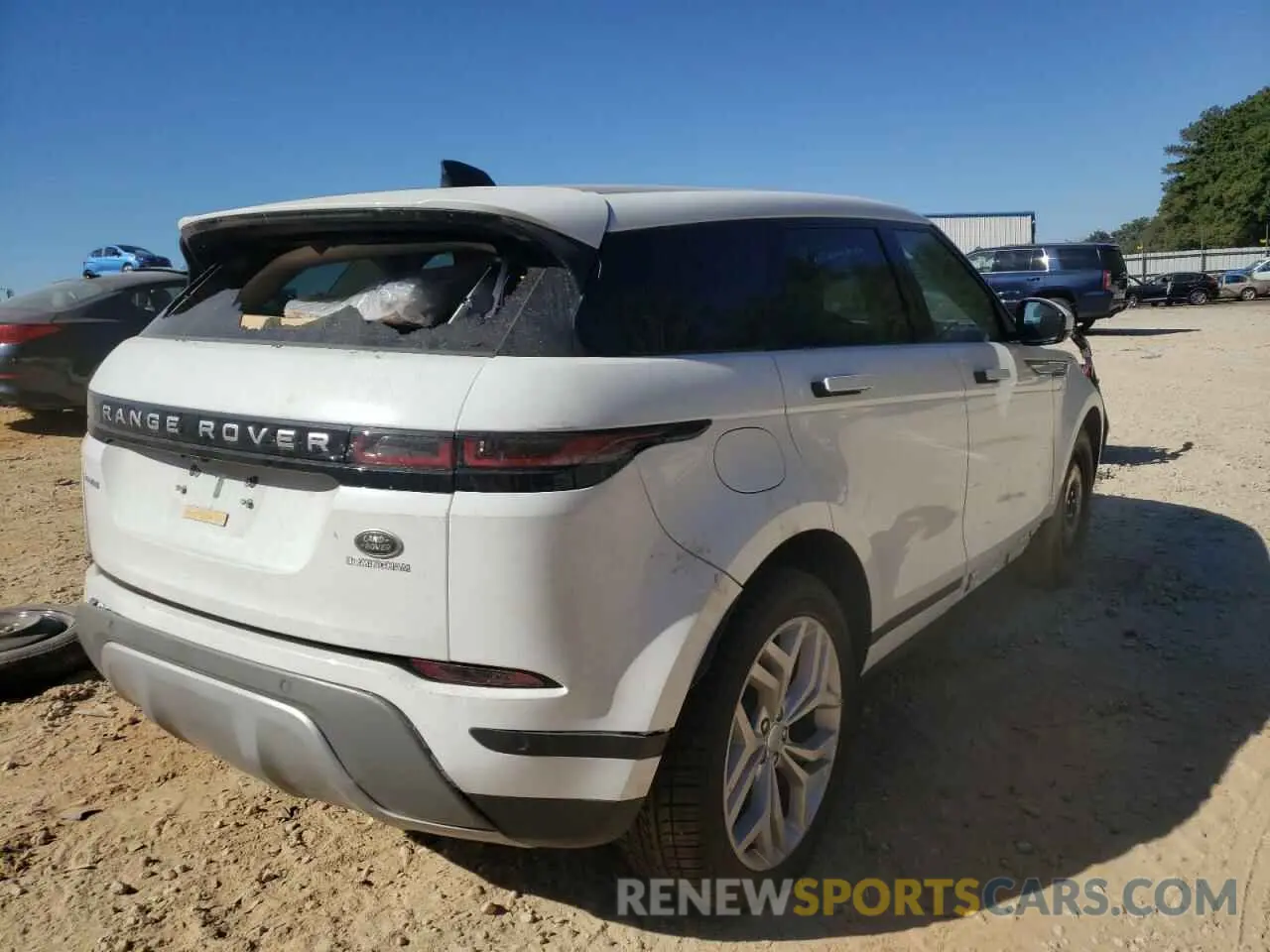 4 fotografías del automóvil dañado SALZP2FXXNH166143 LAND ROVER RANGEROVER 2022