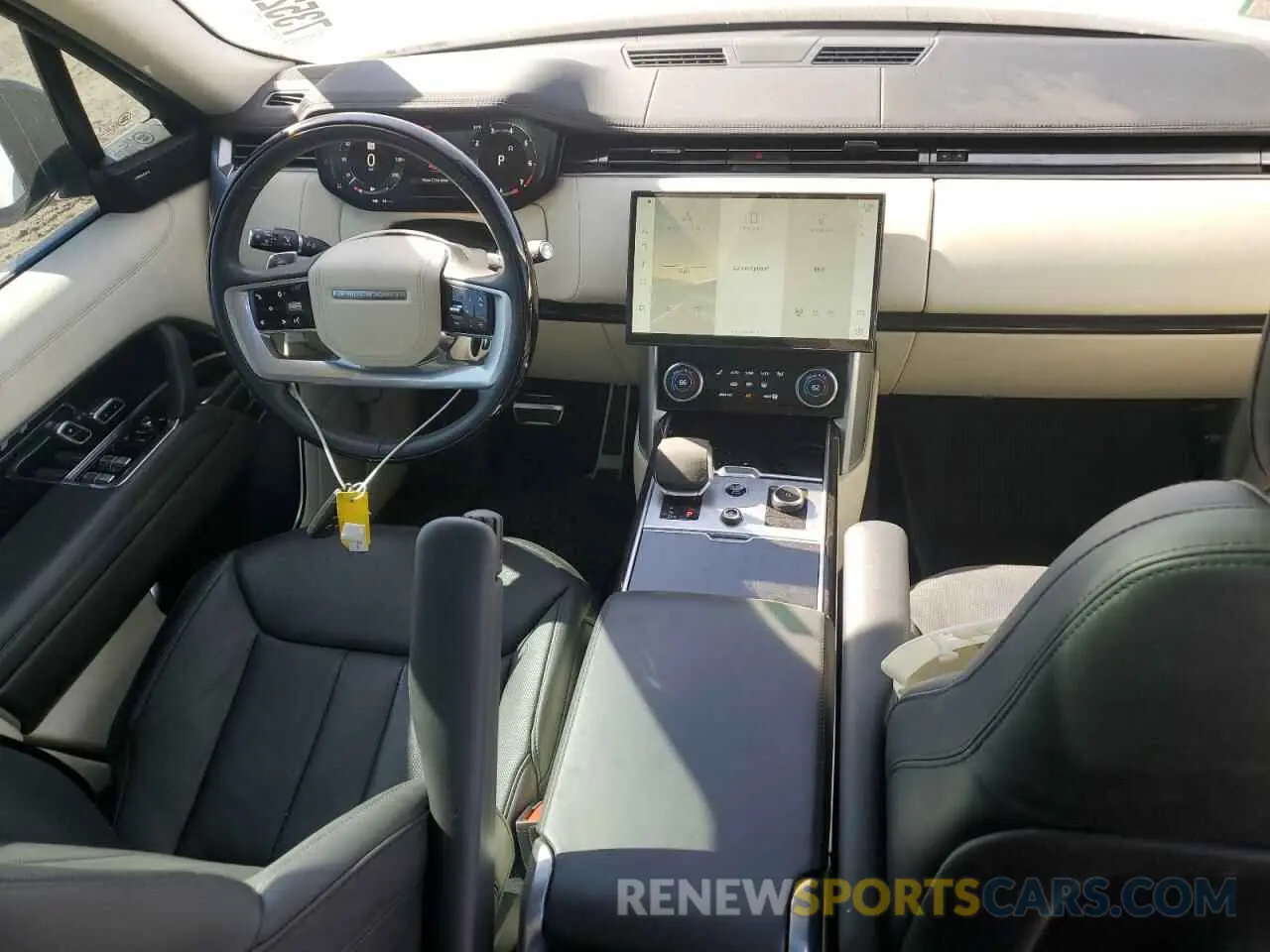 8 fotografías del automóvil dañado SALKP9FU8PA026460 LAND ROVER RANGEROVER 2023
