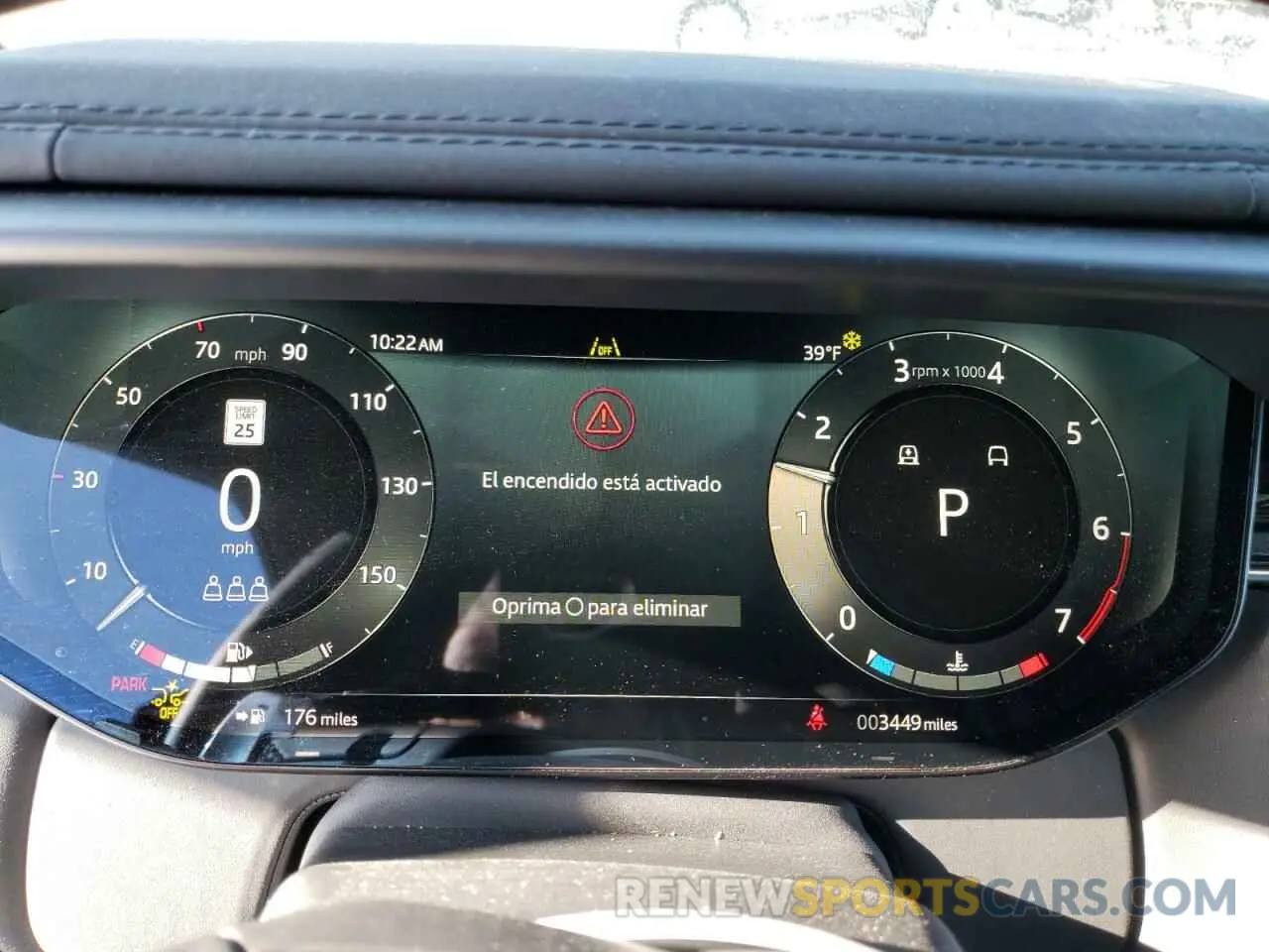 9 fotografías del automóvil dañado SAL1P9EU2RA407432 LAND ROVER RANGEROVER 2024