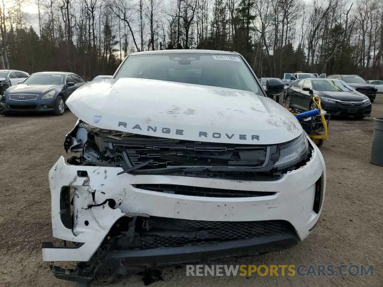 5 fotografías del automóvil dañado SALZJ2FX4RH236906 LAND ROVER RANGEROVER 2024
