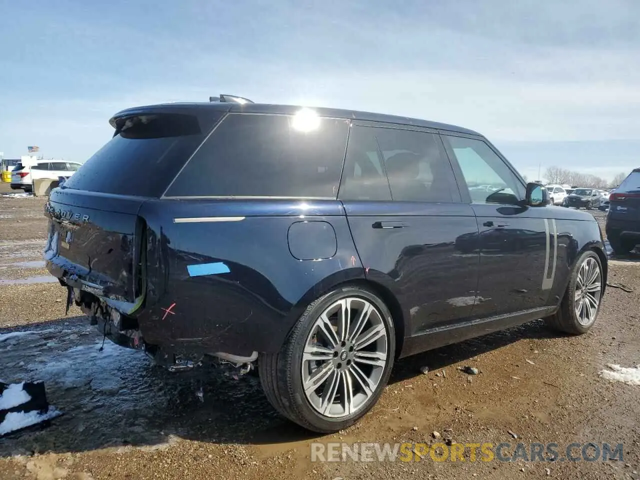 3 fotografías del automóvil dañado SALKP9FU2SA283638 LAND ROVER RANGEROVER 2025