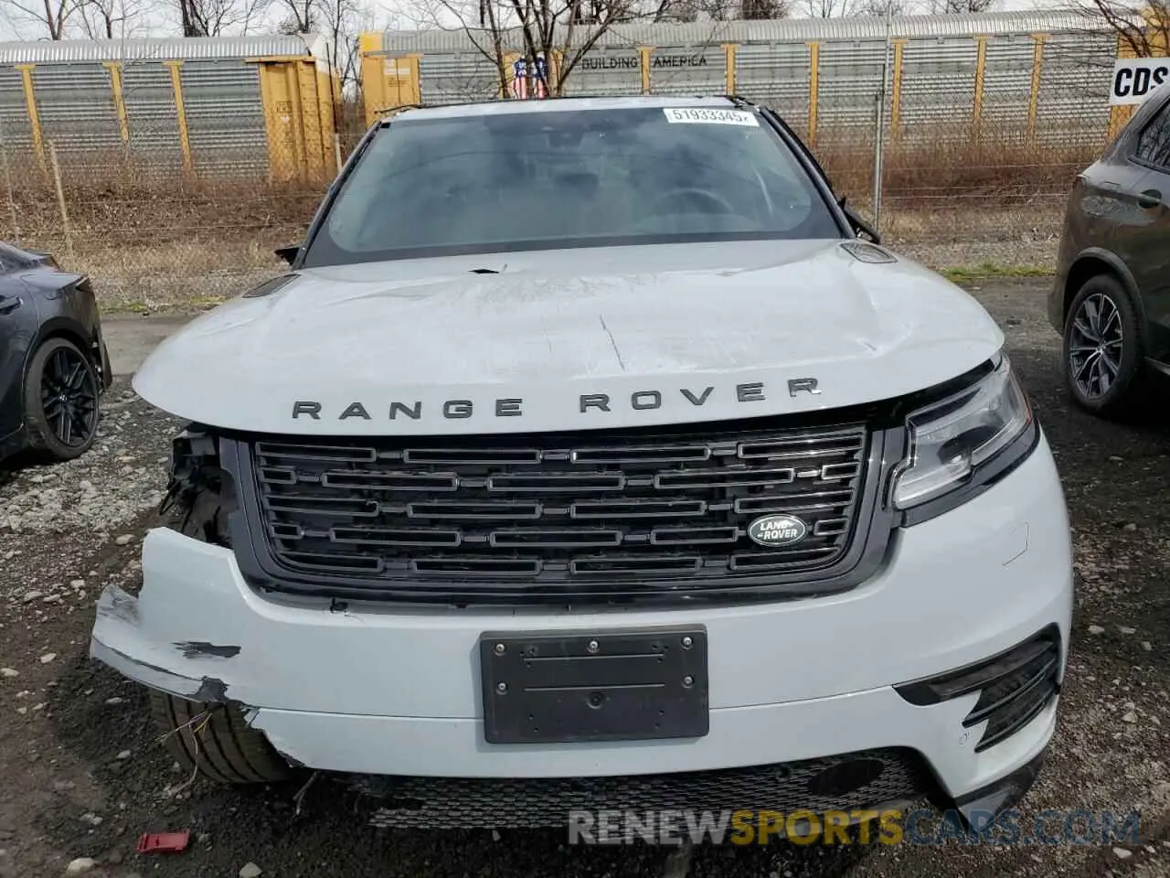 5 fotografías del automóvil dañado SALYL2EX9SA809949 LAND ROVER RANGEROVER 2025