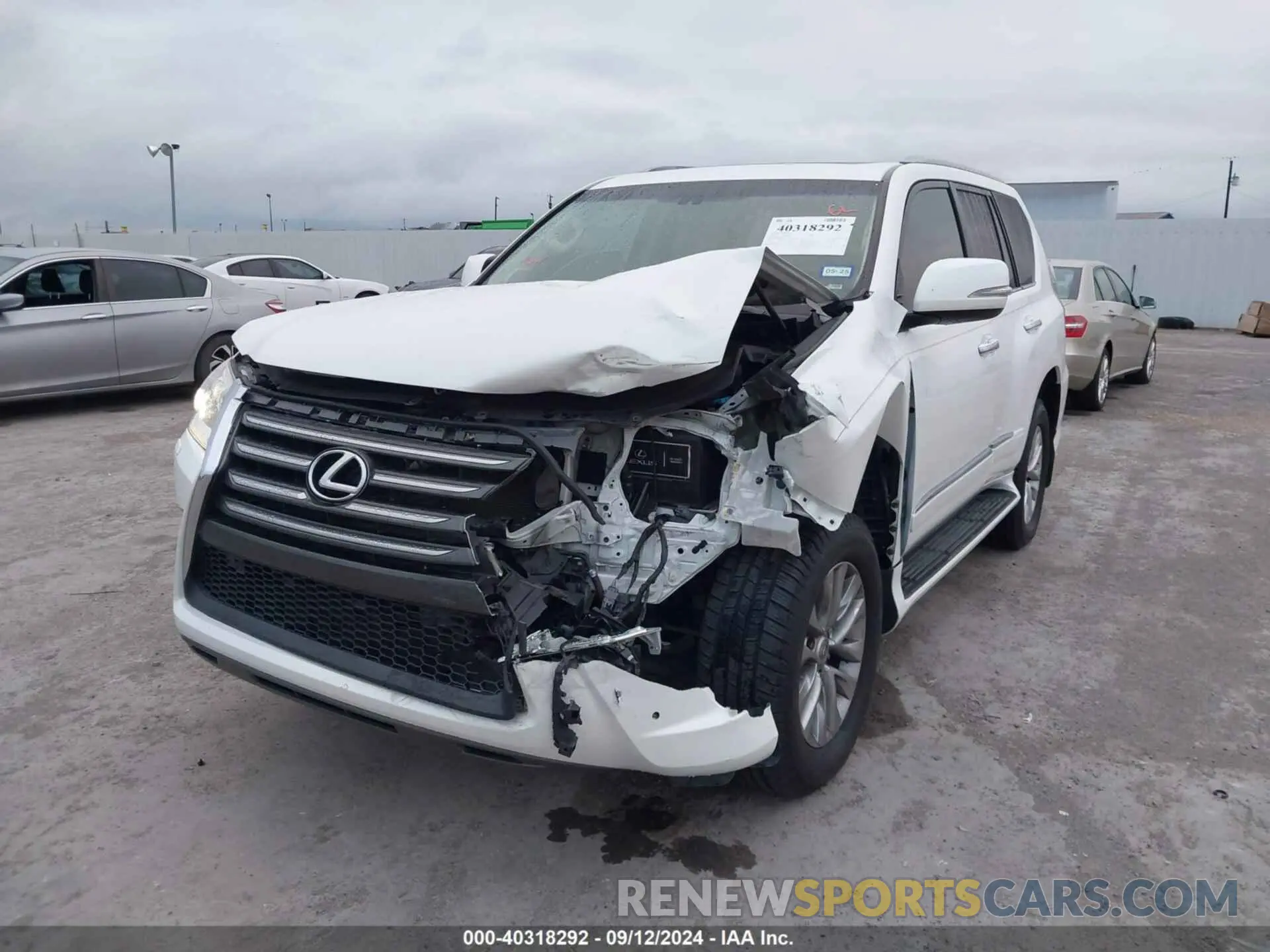 6 fotografías del automóvil dañado JTJBM7FXXK5224356 LEXUS 460 2019