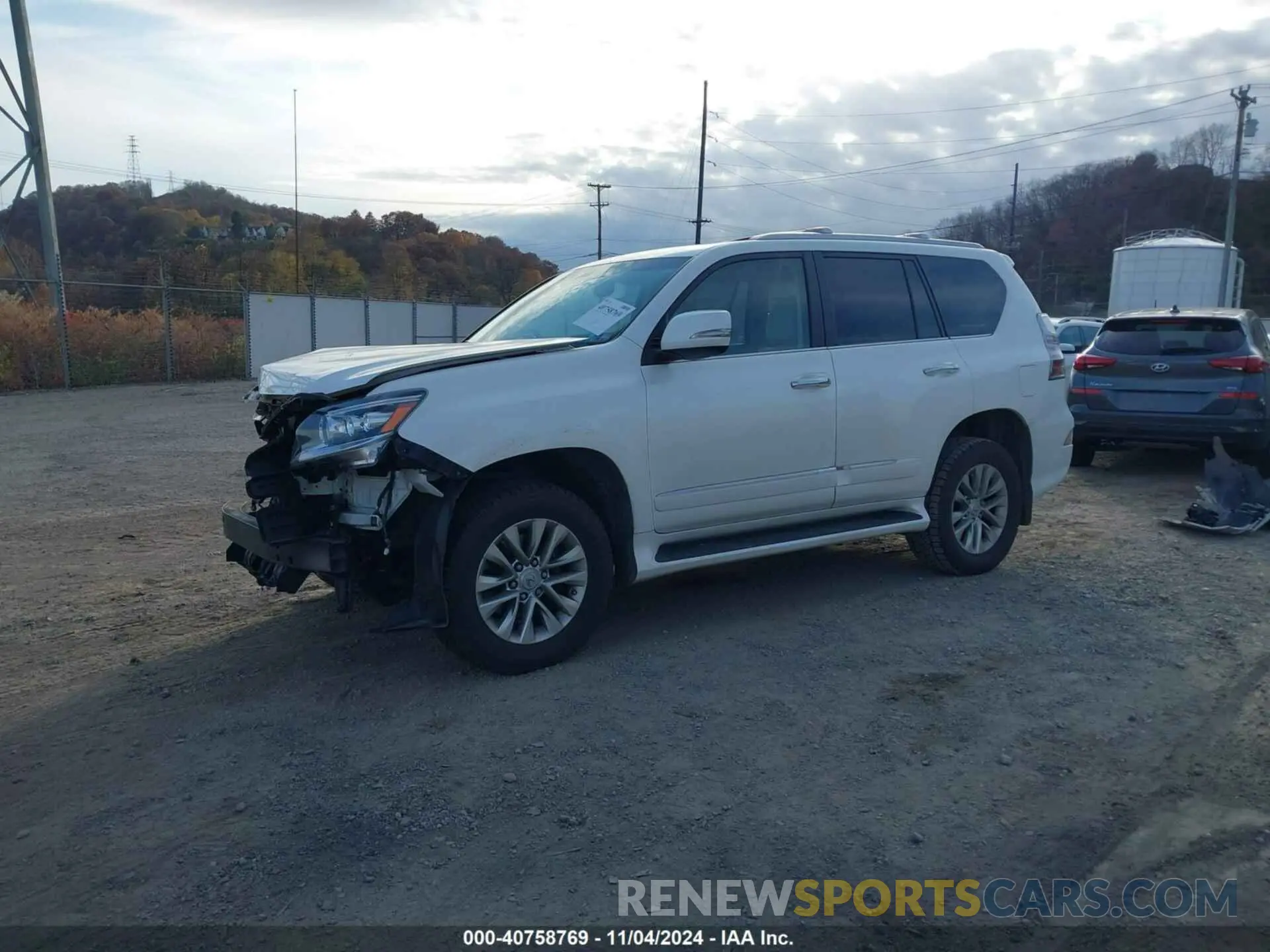 2 fotografías del automóvil dañado JTJBM7FXXK5237236 LEXUS 460 2019
