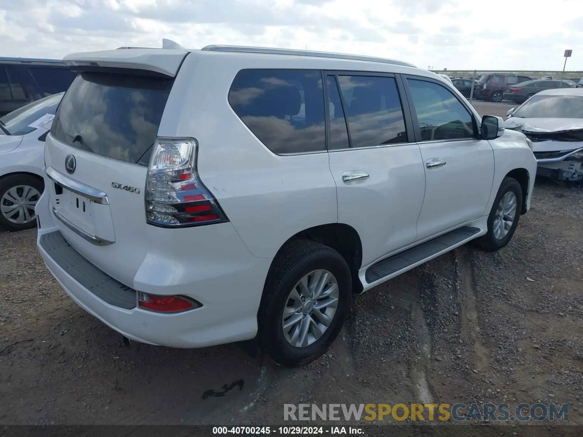 4 fotografías del automóvil dañado JTJAM7BX0L5258342 LEXUS 460 2020